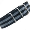 Black & Grey Bond Nato Strap
