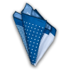 Sapphire Blue Polka Dot and Houndstooth