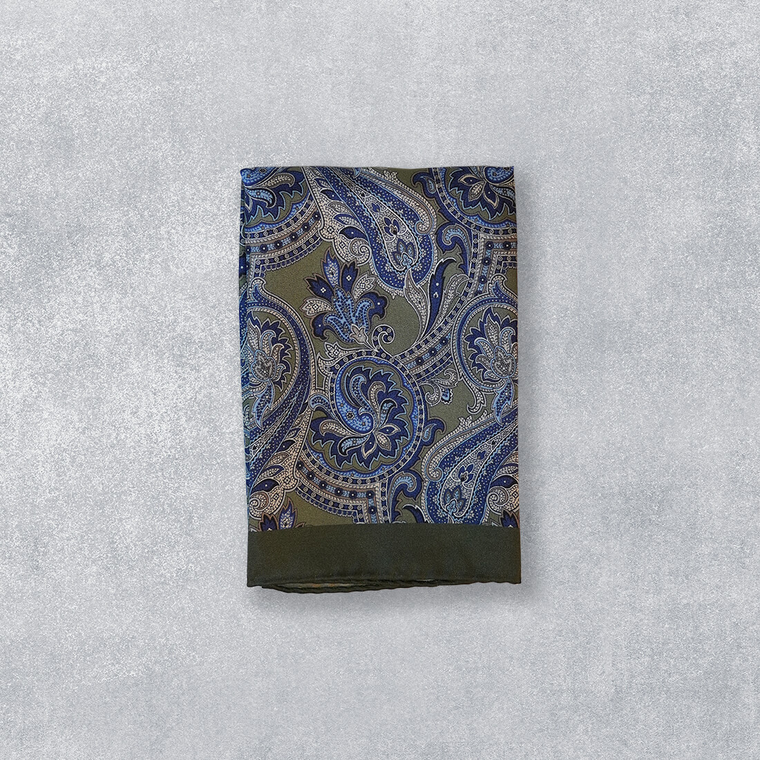 Midnight Green Paisley