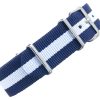 Navy & White Nato Strap