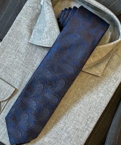 Midnight Navy Paisley