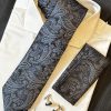 Silver Paisley Set